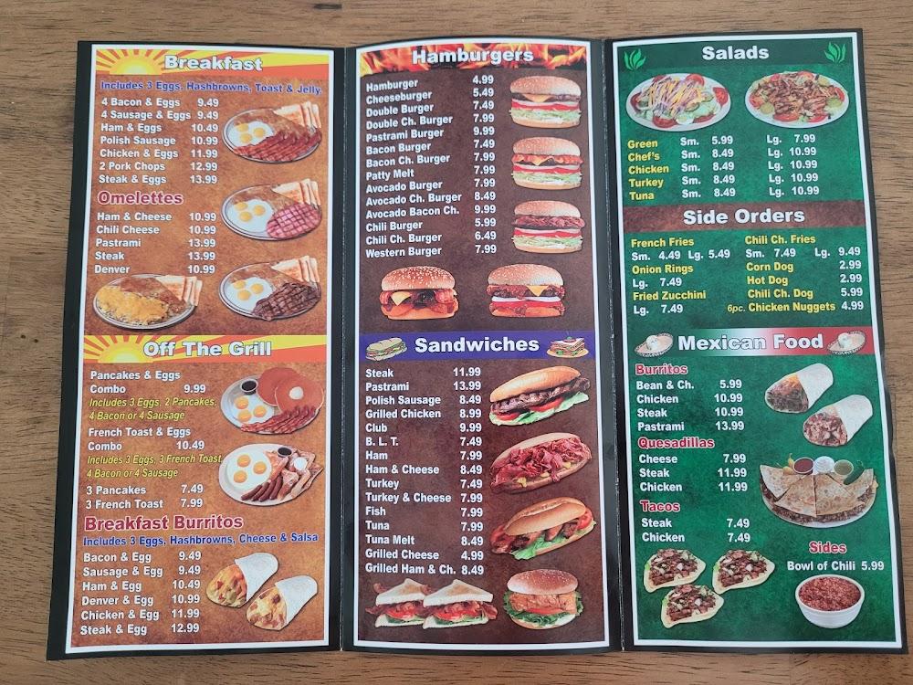 Tam's Burgers Menu image 2
